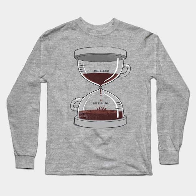 Coffee Time Long Sleeve T-Shirt by Naolito